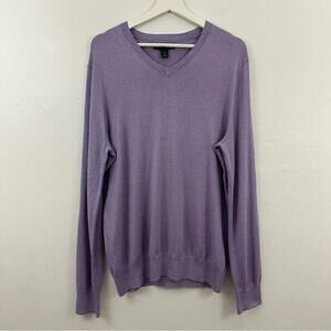 Banana Republic Men’s Silk Cashmere Long Sleeve Sweater Size L